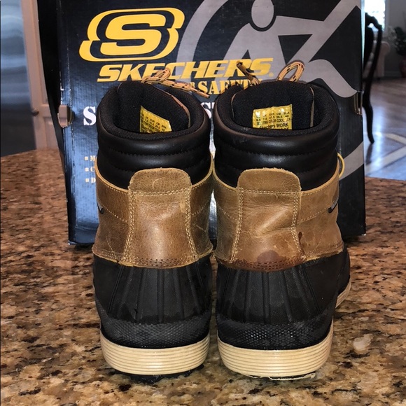 skechers robards work boot